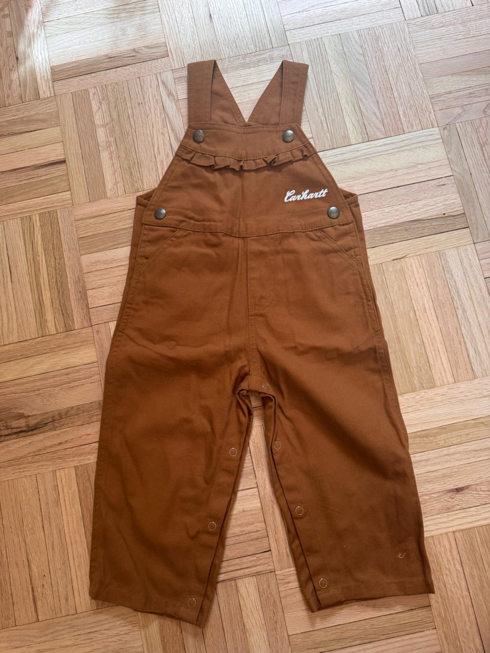 Carhartt Brown Bib Overalls - Rugged Workwear Style